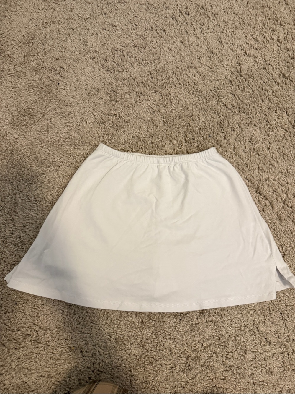 White Fox White mini skirt with built in shorts